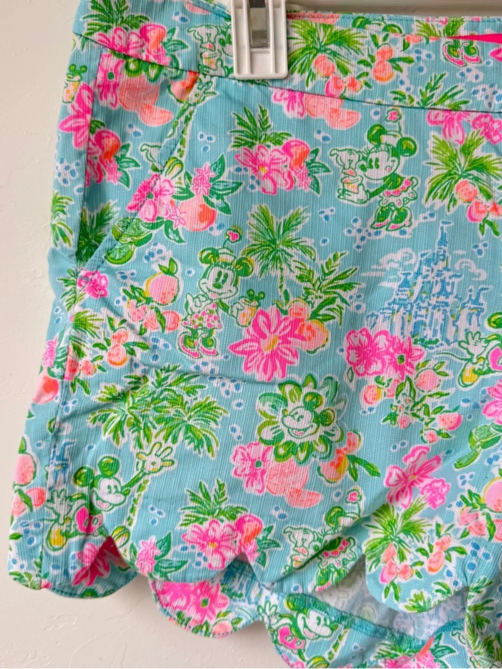 Lilly Pulitzer x Disney Parks Buttercup scalloped shorts - Picture 2 of 4